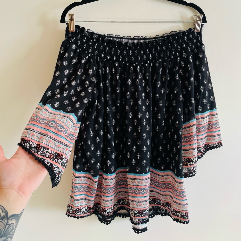 Bohemian Flowy Blouse S